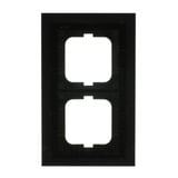 Busch-Jaeger Rahmen 2-fach schwarz, Retail