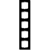 Busch-Jaeger Rahmen fünffach future linear schwarz, Retail