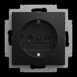 Busch-Jaeger Steckdosen-Einsatz 2300 EUC-915 schwarz, Retail