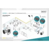 Digitus 4K HDBaseT 2.0 HDMI KVM Extender Set, HDMI Verlängerung schwarz, 100 m