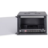 Digitus Netzwerk-Set SOHO Pro 19" 540x400 mm (BxT), IT-Schrank schwarz, 7 Höheneinheiten