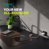Digitus USB Charger 20W, 1x USB-C, 1x USB-A, Ladegerät weiß