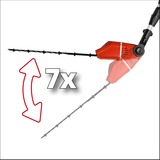 EINHELL Akku-Heckenschere GE-HH 18/45 Li T-Solo rot/schwarz, ohne Akku und Ladegerät