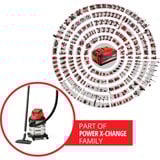 EINHELL Nass-/Trockensauger TC-VC 18/20 Li S-Solo rot/silber, ohne Akku und Ladegerät