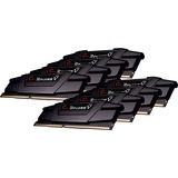 G.Skill DIMM 128 GB DDR4-3600 Octo-Kit, Arbeitsspeicher schwarz, F4-3600C14Q2-128GVKA, Ripjaws V, XMP