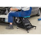 Hazet Roll-Liege (195N-3) schwarz/blau, Rollliege und Arbeitssitz in „Einem“, bis 150Kg