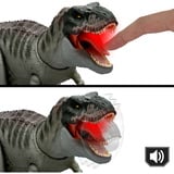 Mattel Jurassic World Rebirth Power Devour Tyrannosaurus Rex, Spielfigur mit Lichtern und Geräuschen