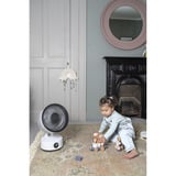 Meaco MeacoFan Sefte 8, Ventilator weiß, Tragbarer Tischventilator mit Akku