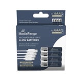MediaRange USB-C Li-Ion Akku, Mignon AA I 1.5V | 500 mAh, 4erPack 4 Stück