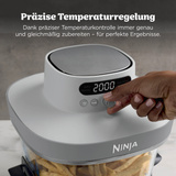  Ninja Crispi Pro 5-in-1 Heißluftfritteuse weiß/transparent, 2050 Watt, 2 Körbe 2,3 und 5,7 Liter