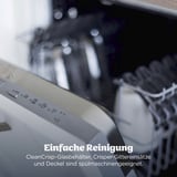  Ninja Crispi Pro 5-in-1 Heißluftfritteuse weiß/transparent, 2050 Watt, 2 Körbe 2,3 und 5,7 Liter
