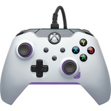 PDP Wired Controller - Kinetic White, Gamepad weiß/neon-lila, für Xbox Series X|S, Xbox One, PC