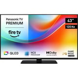 Panasonic TV-43W85BEZC, QLED-Fernseher 108 cm (43 Zoll), schwarz, UltraHD/4K, Fire TV, 120Hz Panel