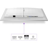 Philips Evnia 27M2N8500 QD-OLED, Gaming-Monitor 67.3 cm (26.5 Zoll), weiß, QHD, HDMI, DP, G-Sync-komp., Free-Sync, KI-Ambiglow, 360Hz Panel