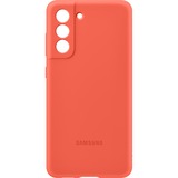 SAMSUNG Silicone Cover, Handyhülle koralle, Samsung Galaxy S21 FE
