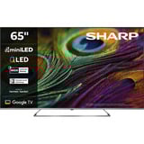 SHARP 65JP7765E, QLED-Fernseher 164 cm (65 Zoll), schwarz/silber, UltraHD/4K, MiniLED Google TV