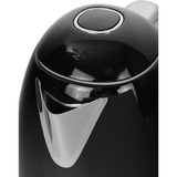 SMEG 50's Style KLF03BLEU, Wasserkocher schwarz/chrom, 1,7 Liter