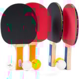 Schildkröt Tischtennis Set 4-Player Hobby, Fitnessgerät mit Tragetasche