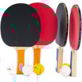 Schildkröt Tischtennis Set 4-Player Hobby, Fitnessgerät mit Tragetasche