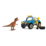Schleich Dinosaurs Geländewagen mit Dino-Außenposten, Spielfigur 