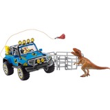 Schleich Geländewagen mit Dino-Außenposten, Spielfigur