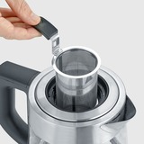 Severin Tee-/Wasserkocher Deluxe Mini WK 3472 edelstahl (gebürstet)/schwarz, 1,0 Liter