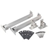  Solarmodulträger Flachdachmontage, neigungsverstellbar 10° - 60°, Halterung aluminium, 0% MWST, für Module ab 100 Watt