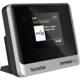 TechniSat DIGITRADIO 10 C, Adapter schwarz/silber, UKW, DAB+