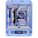 Thermaltake The Tower 600 Hydrangea Blue, Tower-Gehäuse hellblau, Tempered Glass x 3