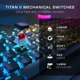 Turtle Beach Vulcan II, Gaming-Tastatur aluminium (gebürstet)/schwarz, DE-Layout, TITAN II Red