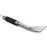 Weber Flache Grillzange für Planchas, Grillbesteck edelstahl/schwarz, mit Verschluss-System