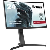 iiyama G-Master GB2466HSU-B1, Gaming-Monitor 61 cm(24 Zoll), schwarz, Curved, AMD Free-Sync, HDR, 165Hz Panel