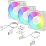 ARCTIC BioniX P14 A-RGB, Gehäuselüfter weiß/weiß, 3er Pack, 140 mm
