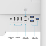 BenQ EW2790U Premium, LED-Monitor 68.6 cm (27 Zoll), weiß, UltraHD/4K, IPS, HDMI, USB-C, USB-Hub