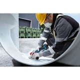 Bosch Professional X-LOCK Akku-Winkelschleifer GWX 18V-11 S Professional solo, 18Volt blau/schwarz, ohne Akku und Ladegerät, Ø 125mm, in L-BOXX