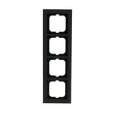 Busch-Jaeger Abdeckrahmen 4-fach, Abdeckung grau, Retail