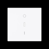 Busch-Jaeger Wippe mit Aufdruck weiß, Retail