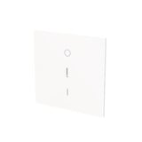 Busch-Jaeger Wippe mit Aufdruck weiß, Retail