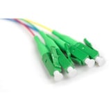 Digitus FTTH Drop Kabel, Singlemode, 4 Fasern, 4 LC/APC weiß, 30 Meter