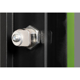 Digitus Glas-Fronttür für 19" 9HE Wandgehäuse Unique Serie, Frontpanel schwarz, 9 Höheneinheiten