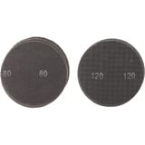 EINHELL Gitter-Schleifblatt-Set für Trockenbauschleifer, Ø 225mm 5-teilig, Körnung 80 und 120, für Wand- und Betonschleifer TE-DW 225 X