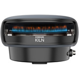 Everdure 2-Brenner Pizzaofen Kiln R desert grey hellgrau, 8,5 kW, für Pizzen bis ca. Ø 40cm, rotierender Pizzastein