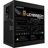 GIGABYTE GP-UD1000GM PG5 1000W, PC-Netzteil schwarz, 5x PCIe, Kabel-Management, 1000 Watt