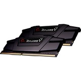 G.Skill DIMM 64 GB DDR4-3600 (2x 32 GB) Dual-Kit, Arbeitsspeicher schwarz, F4-3600C16D-64GVK, Ripjaws V, INTEL XMP