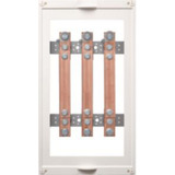 Hager Wandlerbaustein, UniN, 450x250 mm, für Primärlaschen 180 mm (UE31SS400), Stromwandler Lochabstand 150 mm, Aufsteckstrom­wandler