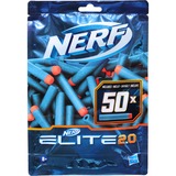 Hasbro Nerf Elite 2.0 50er Dart Nachfüllpack, Nerf Gun blau/orange