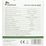Inter-Tech Argus RGB-Fan Set RS-06 120x120x25, Gehäuselüfter 3er Set, inkl. Controller