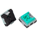 Keychron Low Profile Optical Brown Switch-Set, Tastenschalter mint/transparent, 87 Stück