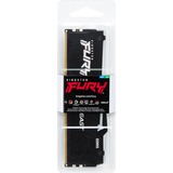 Kingston FURY DIMM 8 GB DDR5-6000, Arbeitsspeicher schwarz, KF560C30BBA-8, FURY Beast RGB, INTEL XMP