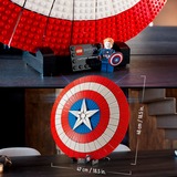 LEGO 76262 Marvel Super Heroes Captain Americas Schild, Konstruktionsspielzeug 